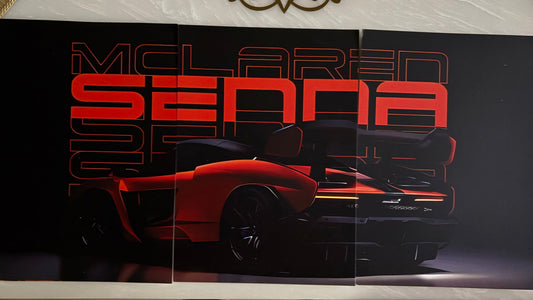 McLaren Senna Split Poster